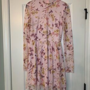 Altar'd State Soft Pink Floral Dress